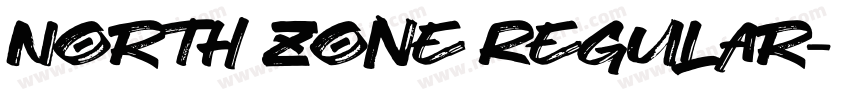North Zone Regular字体转换